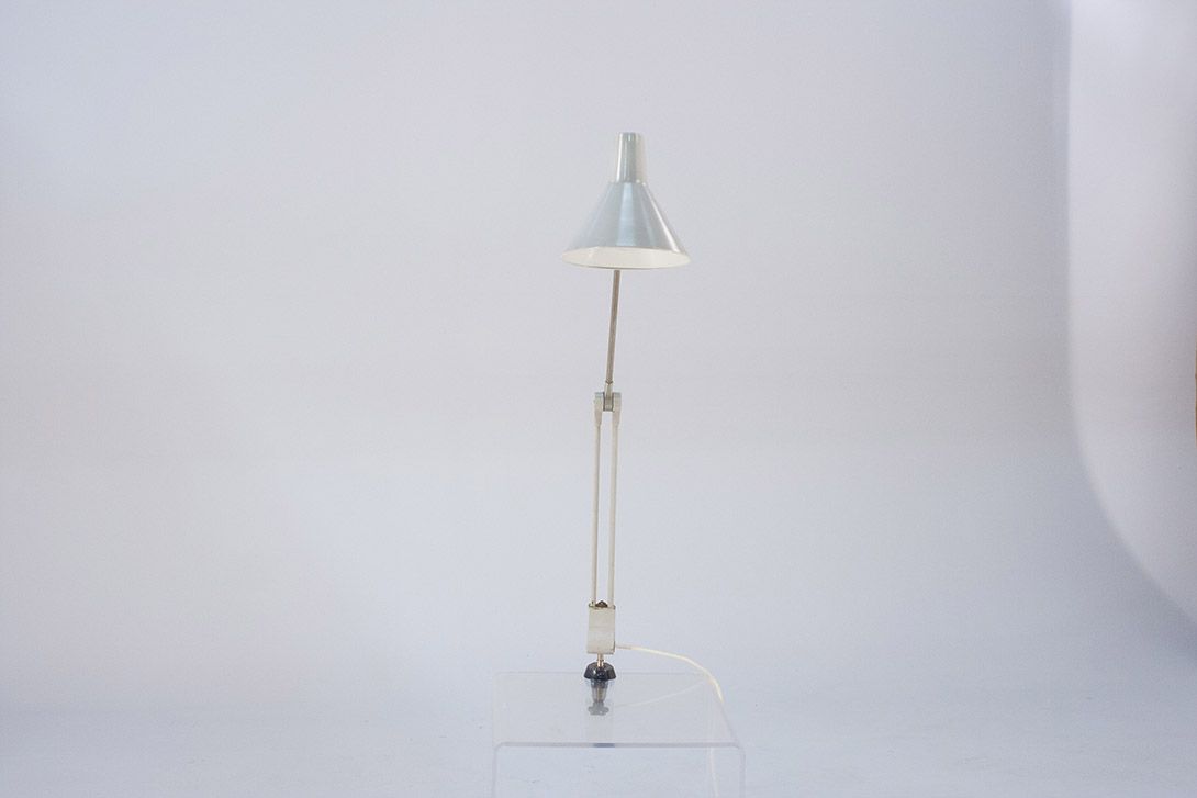Foto Grey Metal Clamp Lamp ​h75