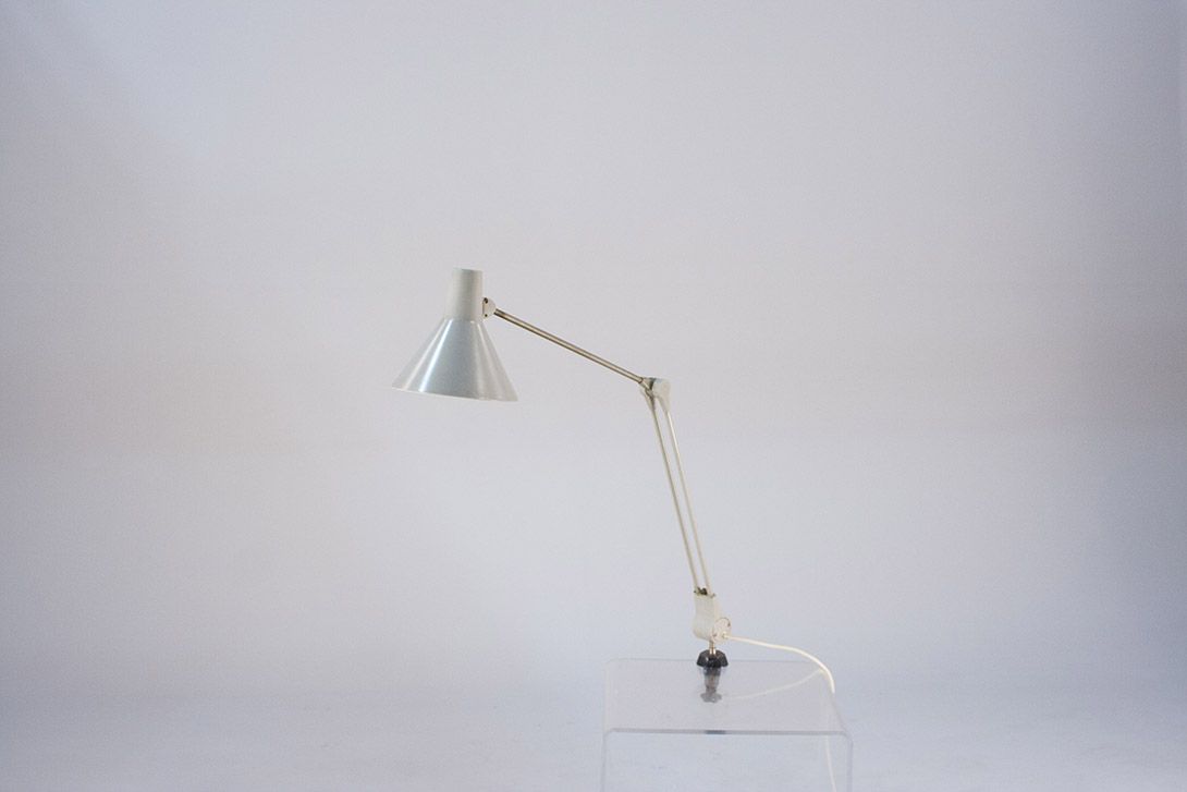 Foto Grey Metal Clamp Lamp ​h75