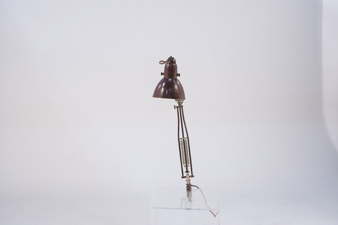 Foto Brown Metal Desk Lamp​ h80