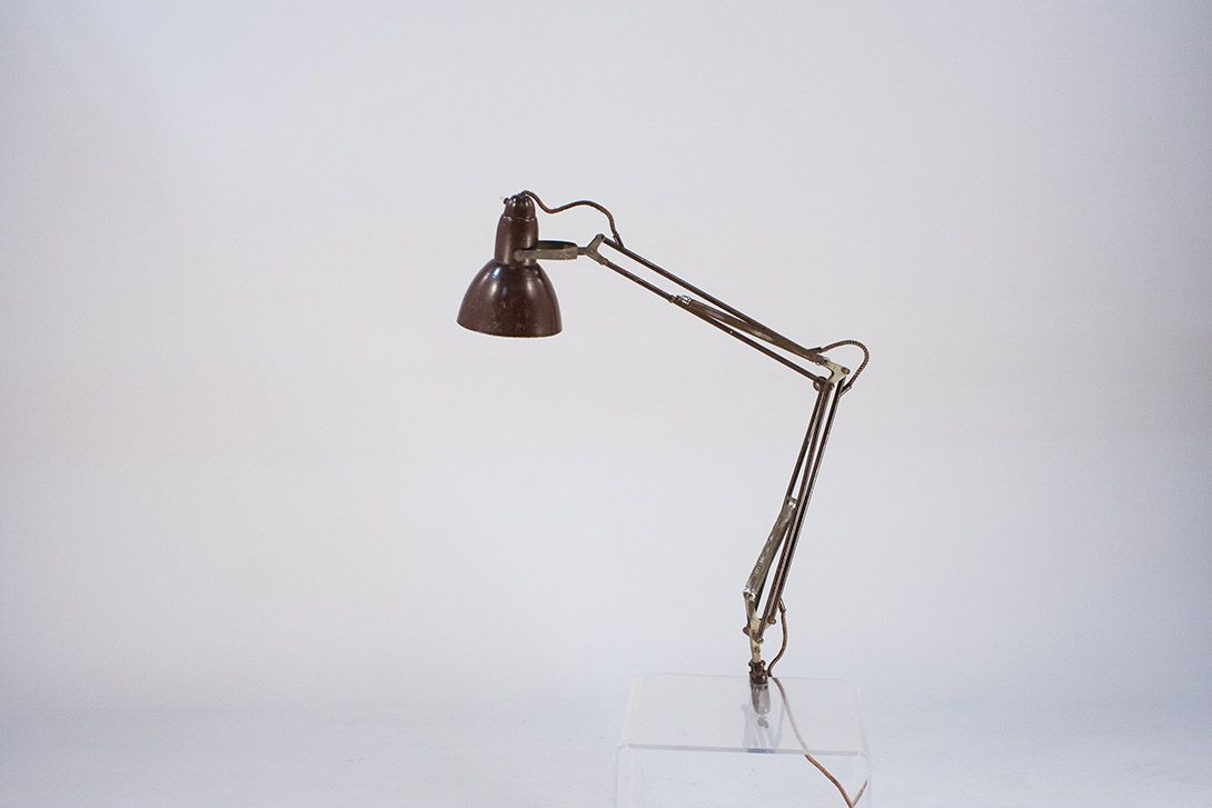 Foto Brown Metal Desk Lamp​ h80