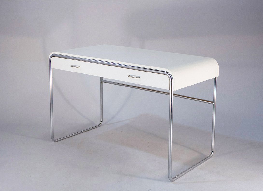 Foto White Lady Desk with Drawers 1962 ​h75x120x67