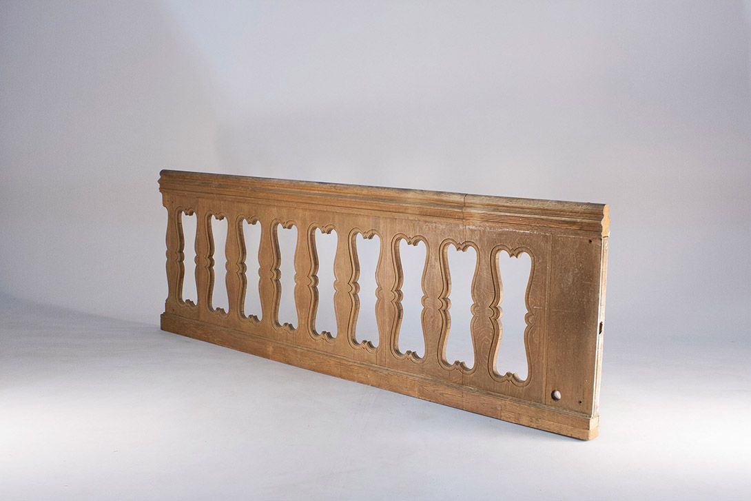 Foto Wooden Church Railing ​Alsace 1870, h87x257