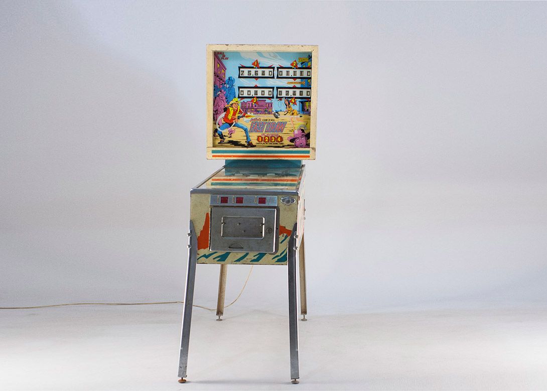 Foto Gottlieb Fast Draw Pinball 1975 Just for Decoration