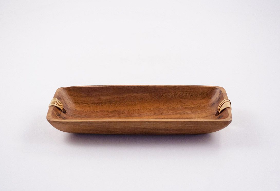 Foto Wooden Snack Bowl​ h6x27x12