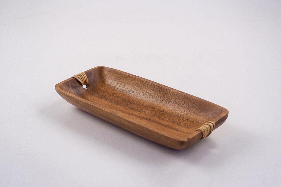 Foto Wooden Snack Bowl​ h6x27x12