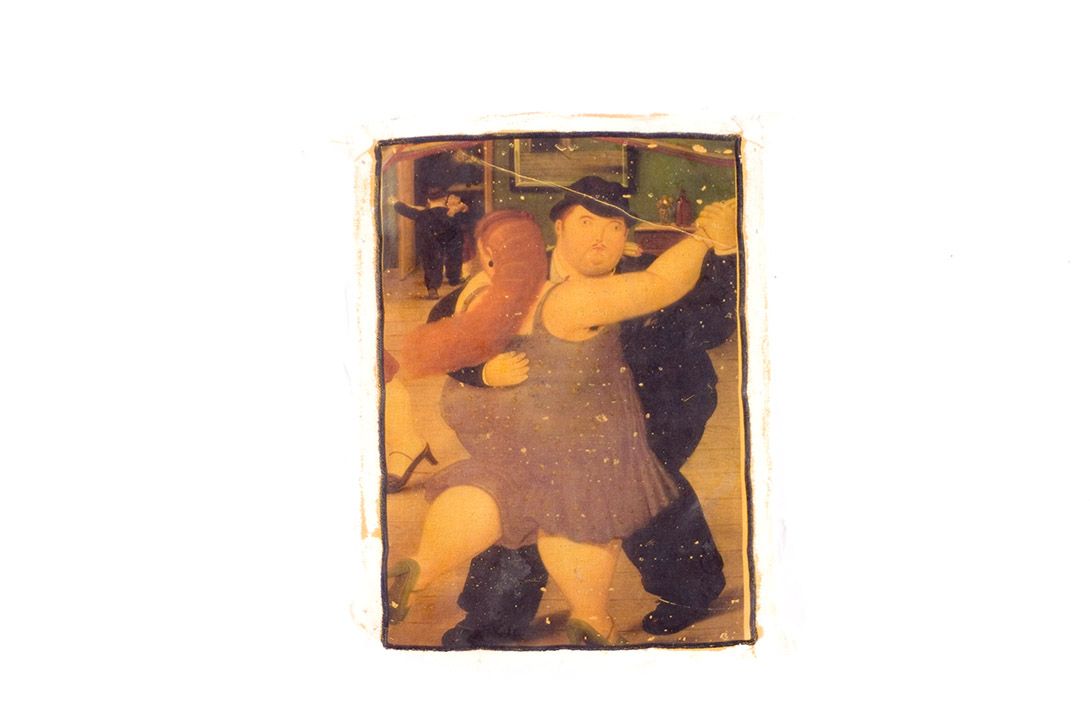 Foto Painting of a Dancing Couple h40x30