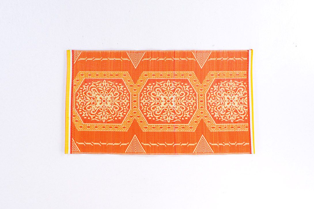 Foto Orange Thai Raffia Carpet​ 173x94cm