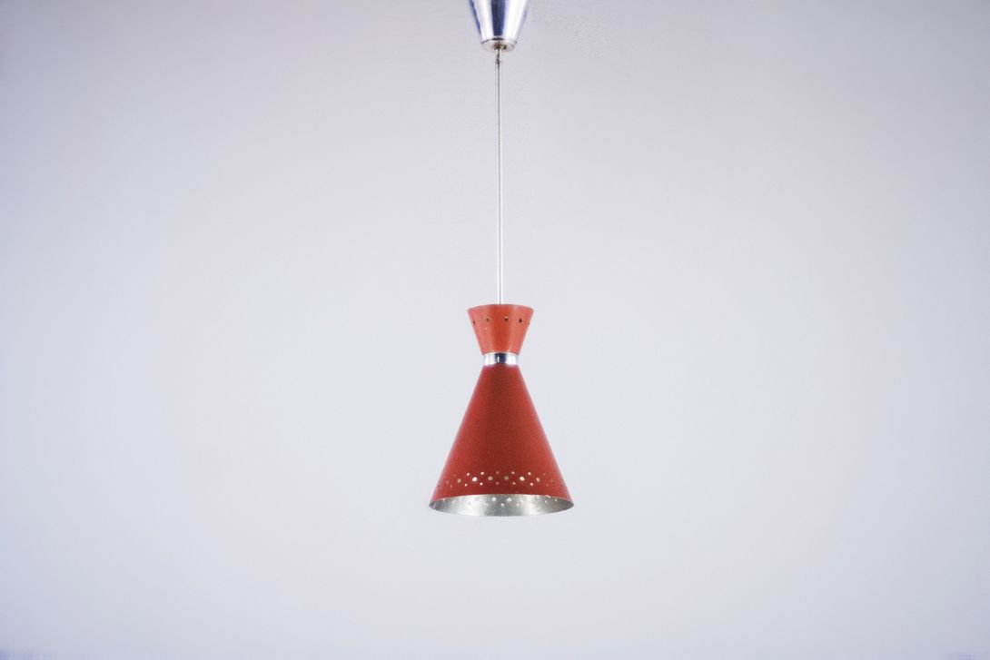 Foto Red Pendant Kitchen Light ø20