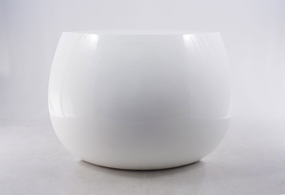 Foto White Glossy Bar Corner h116x127x100