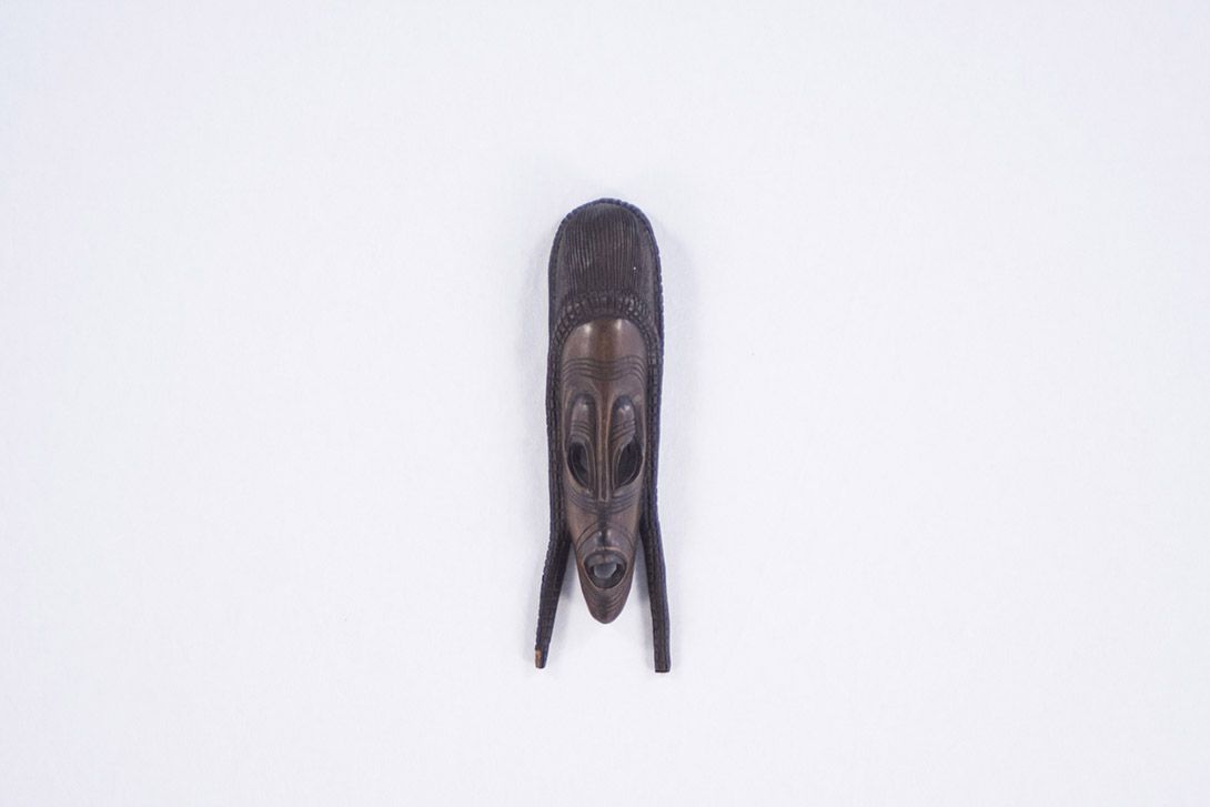 Foto Carved Mask Wall Decoration h38x11x7