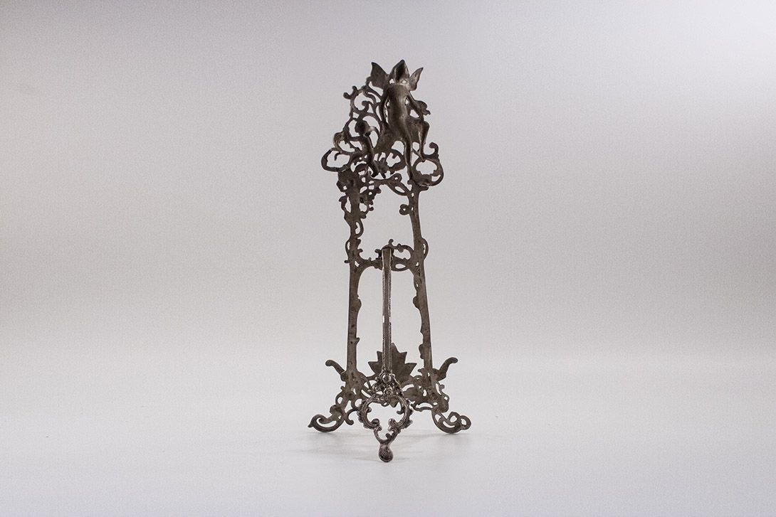 Foto Menu Stand with Decorated Ornaments h58 Potsdam 1880