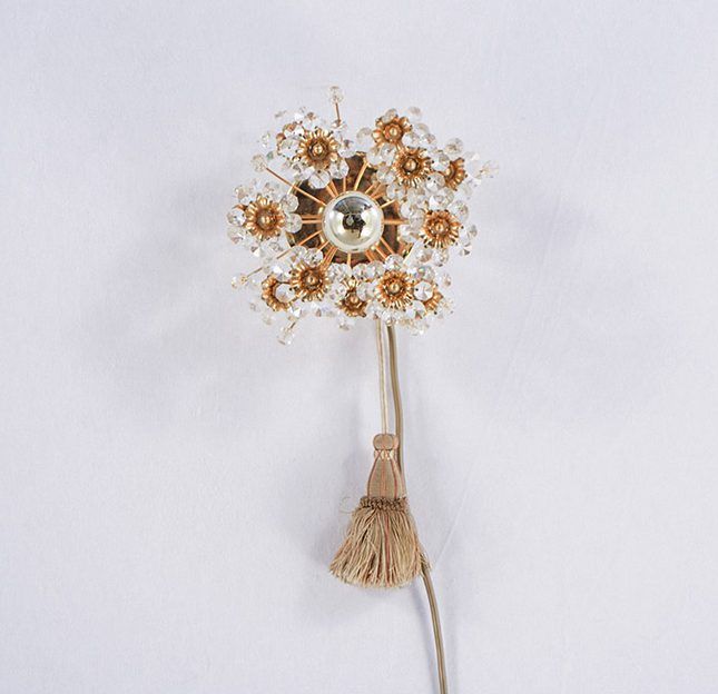 Foto Golden Flower Wall Lamp ​h20