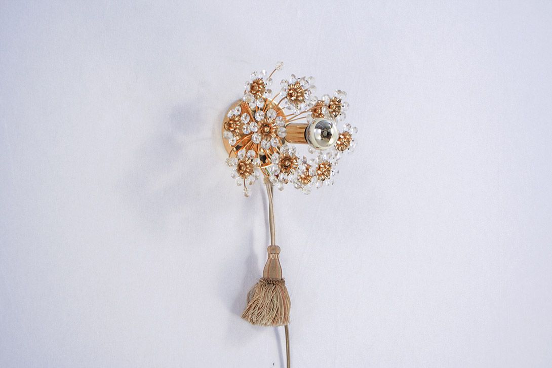 Foto Golden Flower Wall Lamp ​h20