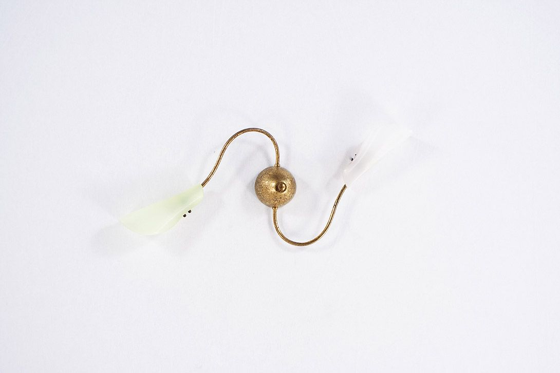 Foto Curved Brass Wall Lamp ​h25