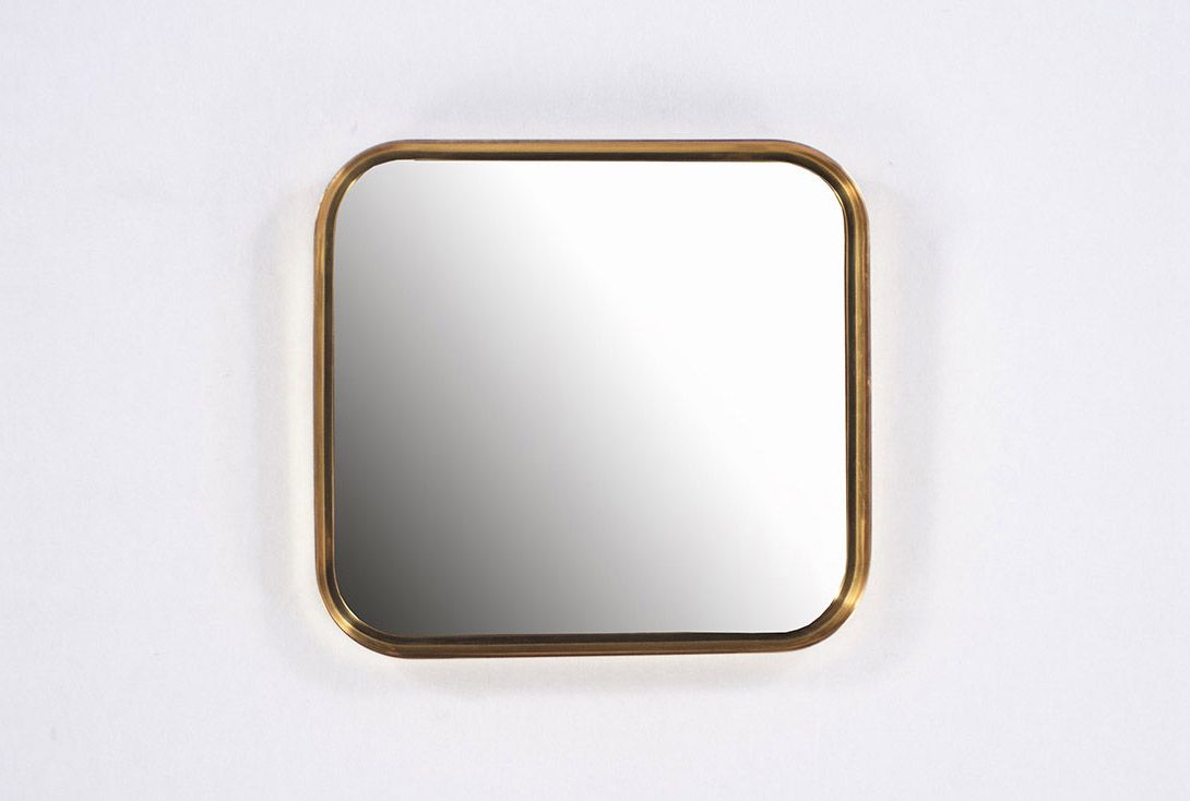 Foto Wall Mirror with Golden Frame​ h48x44