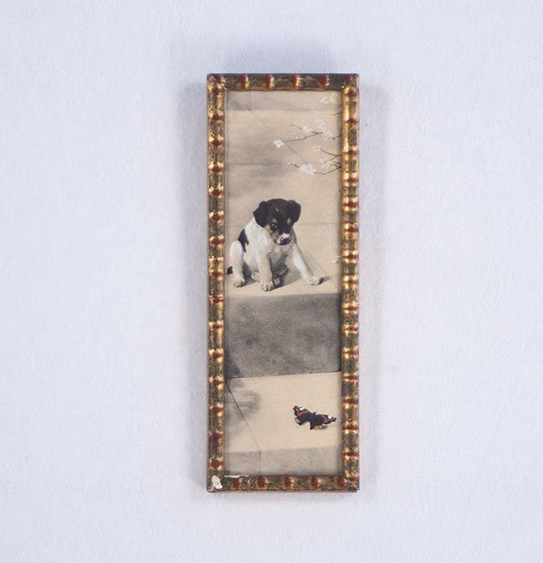 Foto Small Dog Painting ​h27x10 24B13