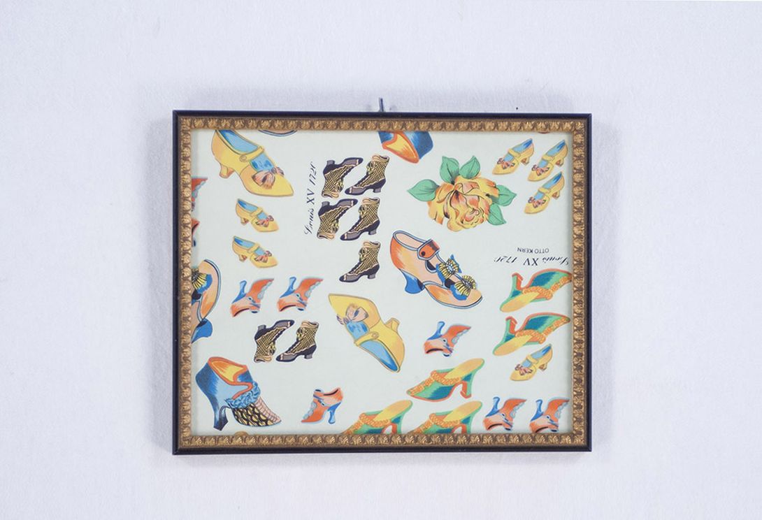 Foto Colorful Textile Print of Shoes h30x37 13A10