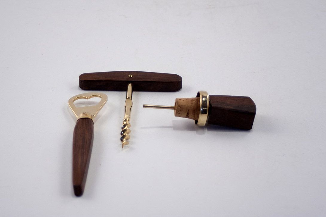 Foto Set of Bottle Openers in Rosewood Denmark 1955