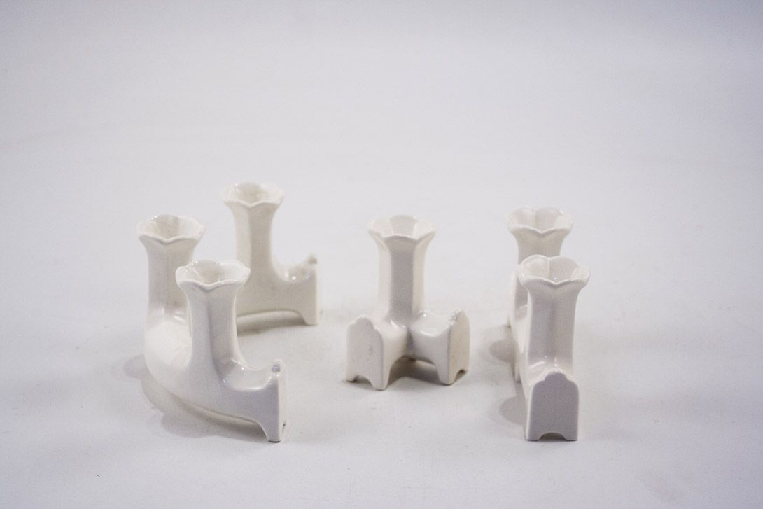 Foto Danish Porcelain Candle Holder Modular
