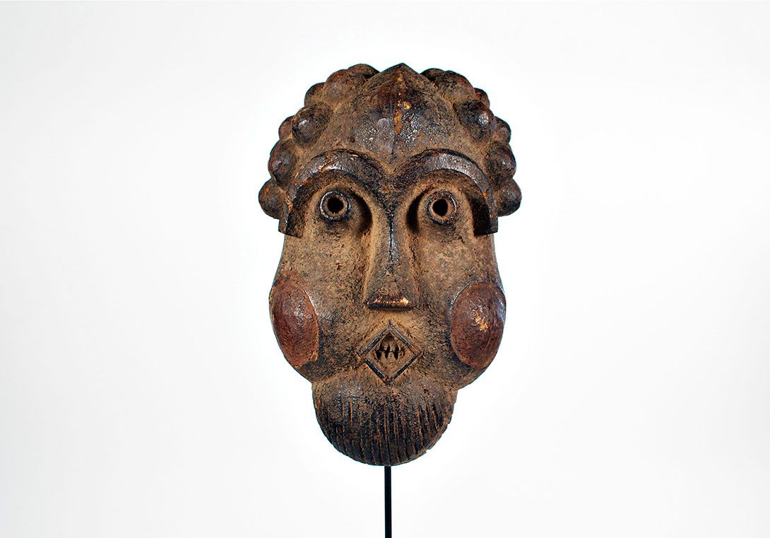 Foto African Mask Kongo 1930 h33x19x4