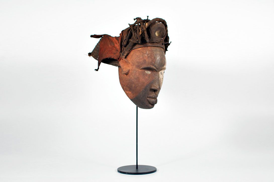 Foto African Ritual Mask 1930 h40x23x30