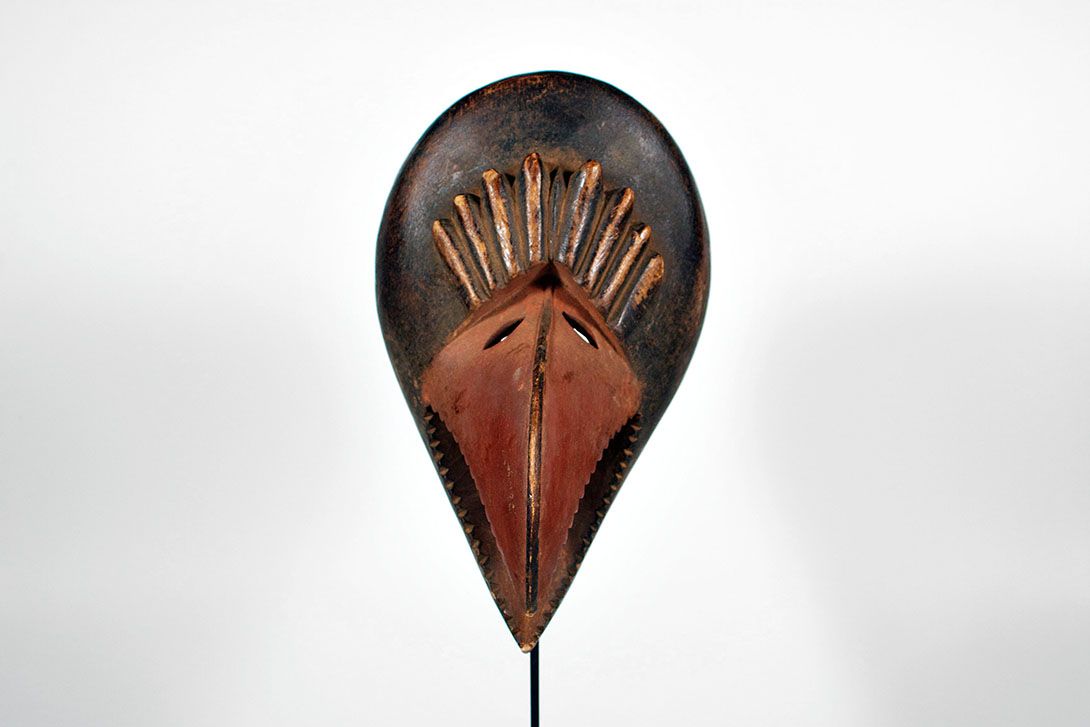 Foto Ritual Mask Bird&#8217;s Beak h30x20x15