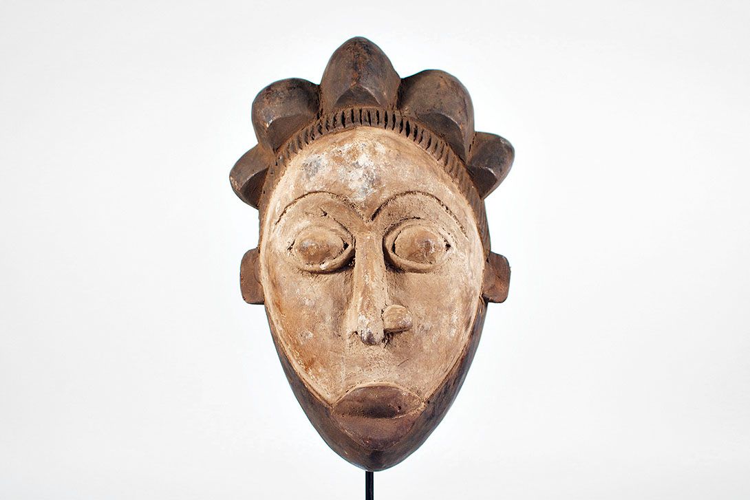 Foto African Mask Senegal h30x21x13
