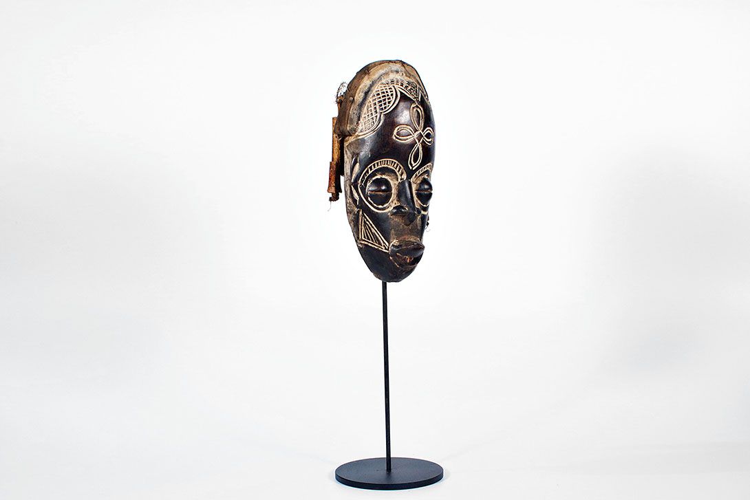 Foto Carved African Ritual Mask Somali 1945