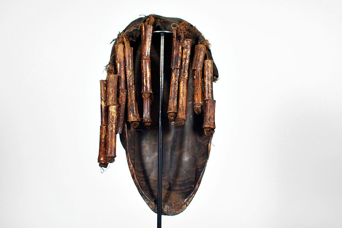 Foto Carved African Ritual Mask Somali 1945