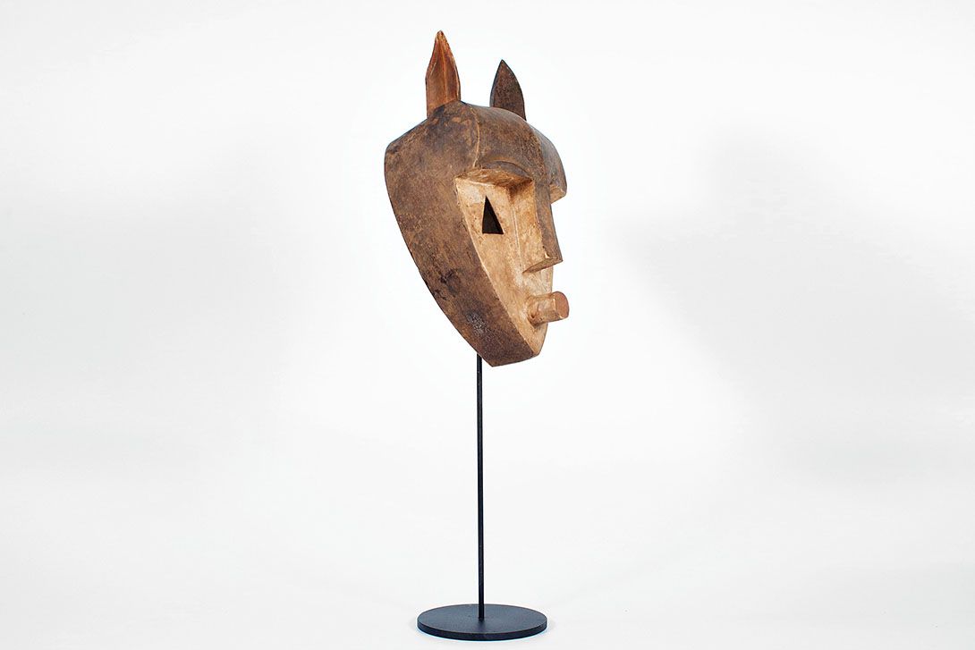 Foto African Mask Horns h35x18x13