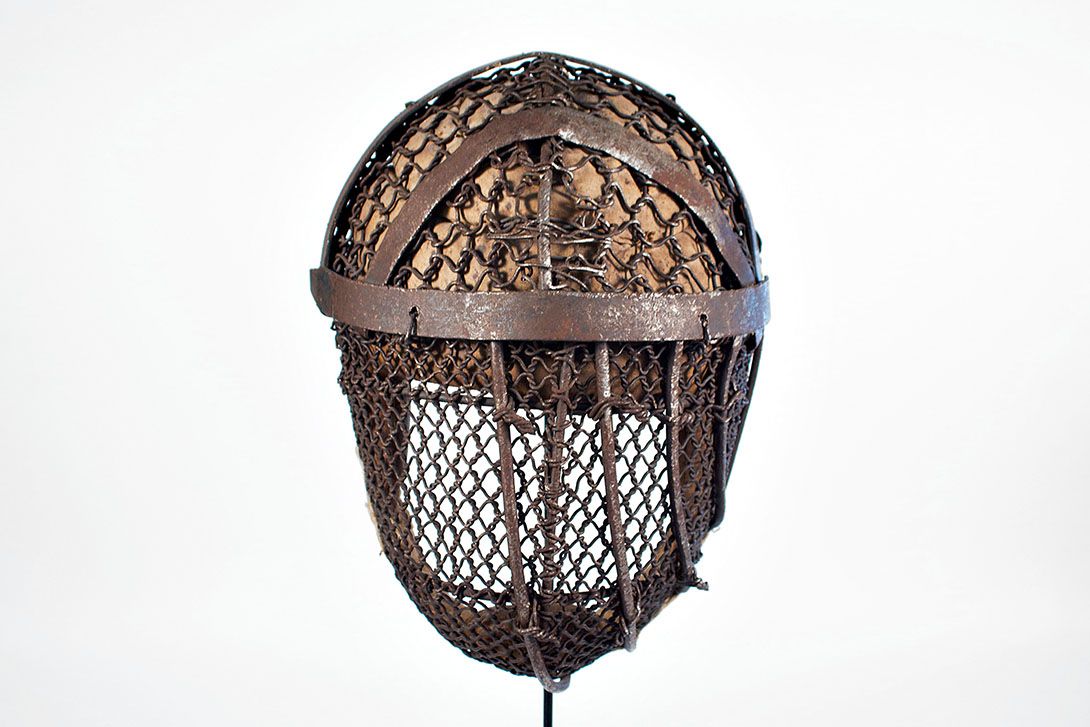 Foto Antique Japanese Kendo Mask 1920