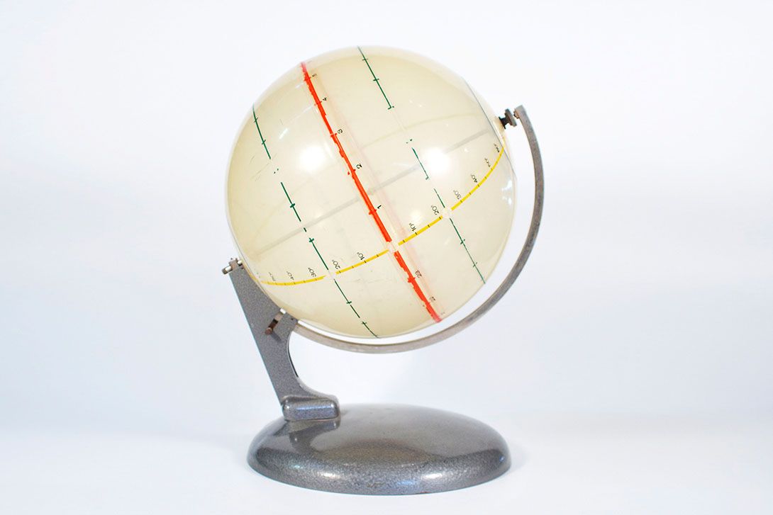 Foto GDR Globe Latitudinal Lines h45x35x30