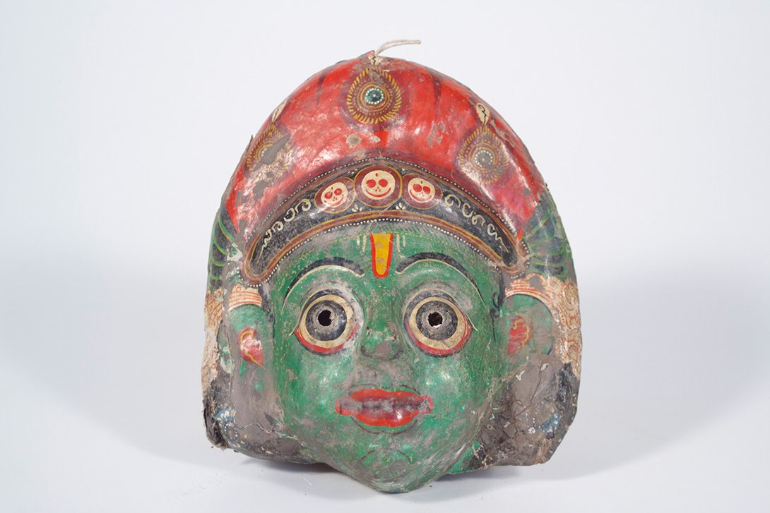 Foto Tiny Antique Mask South America h17x15x6cm