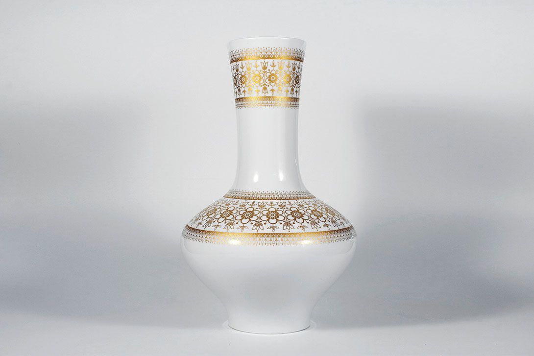 Foto Porcelain Floor Vase Krautheim Selb Bavaria  h52x34