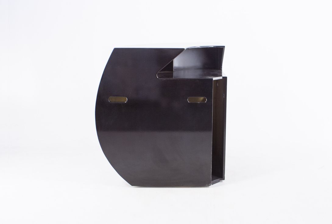 Foto Black Glossy Bar Corner h116x127x100