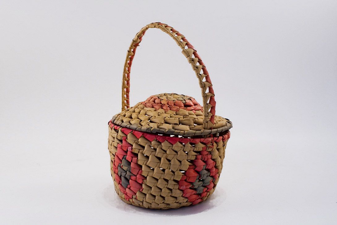 Foto Colorful Basket with Cover h42x30