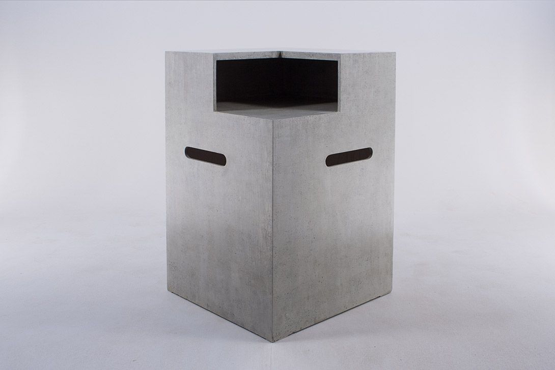 Foto Concrete Bar Modular Corner // h117x80x80