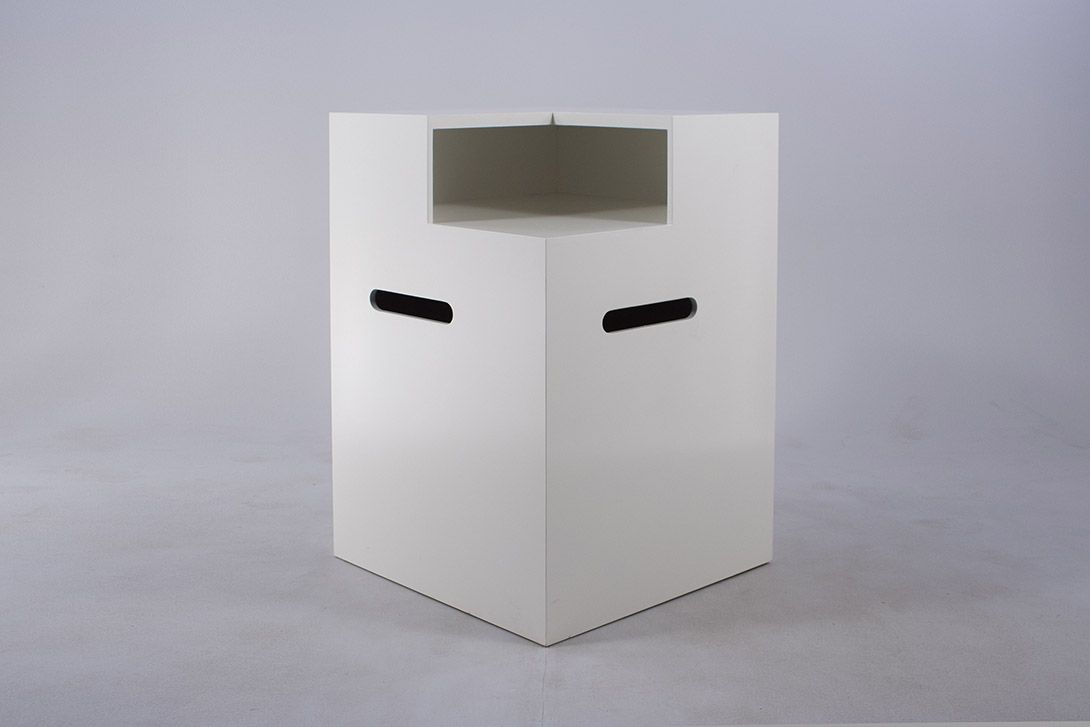 Foto White Bar Modular Corner h117x80x80 //
