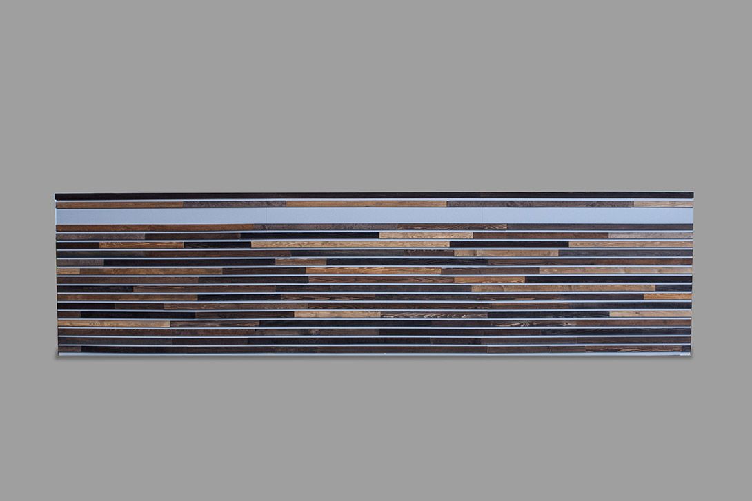 Foto Modern Wood Panelling for 4,5m Modular Bar Including Setup