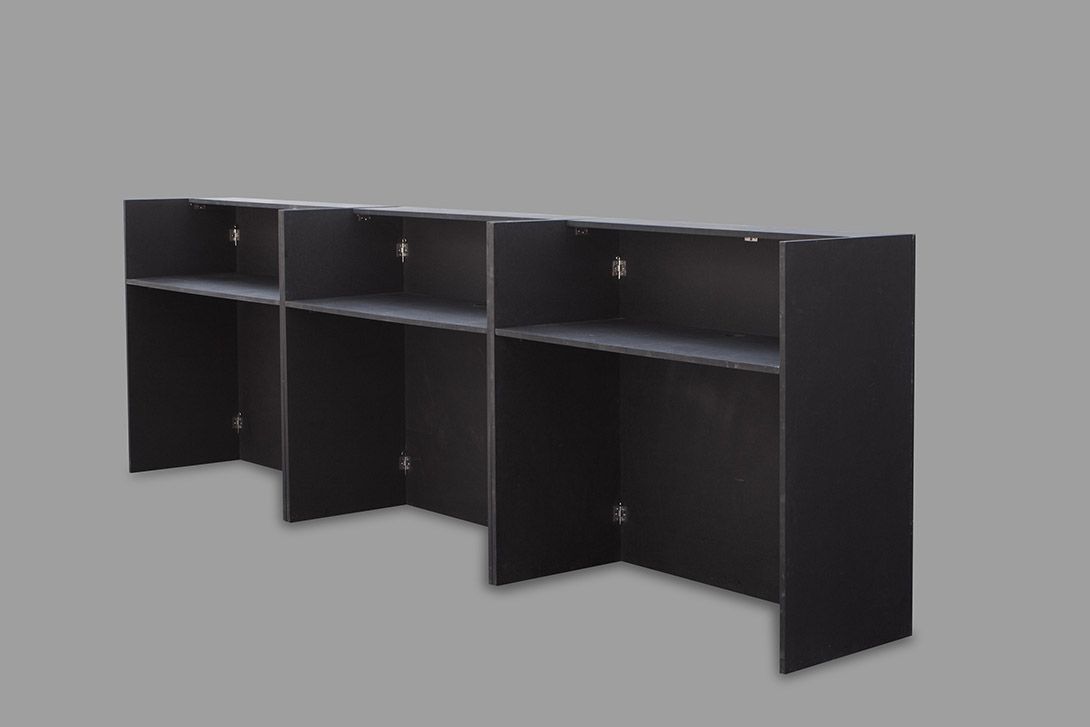 Foto Wooden Wardrobe Counter Black h115x55x135