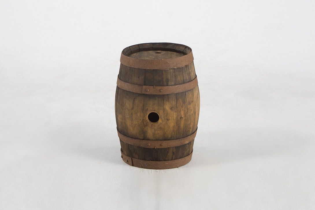 Foto Antique Wooden Barrel h35x28
