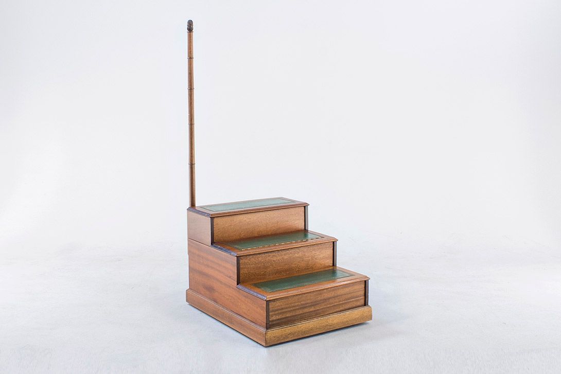 Foto Library Ladder with Hidden Mini Bar h154x63x79