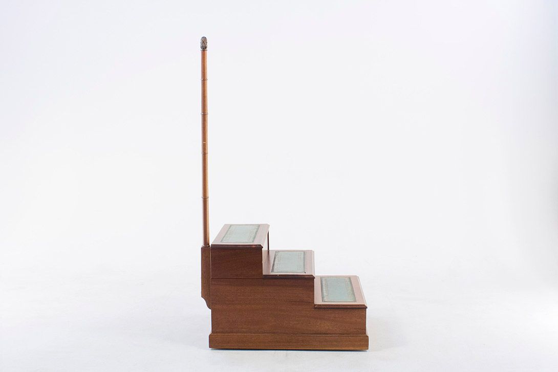 Foto Library Ladder with Hidden Mini Bar h154x63x79