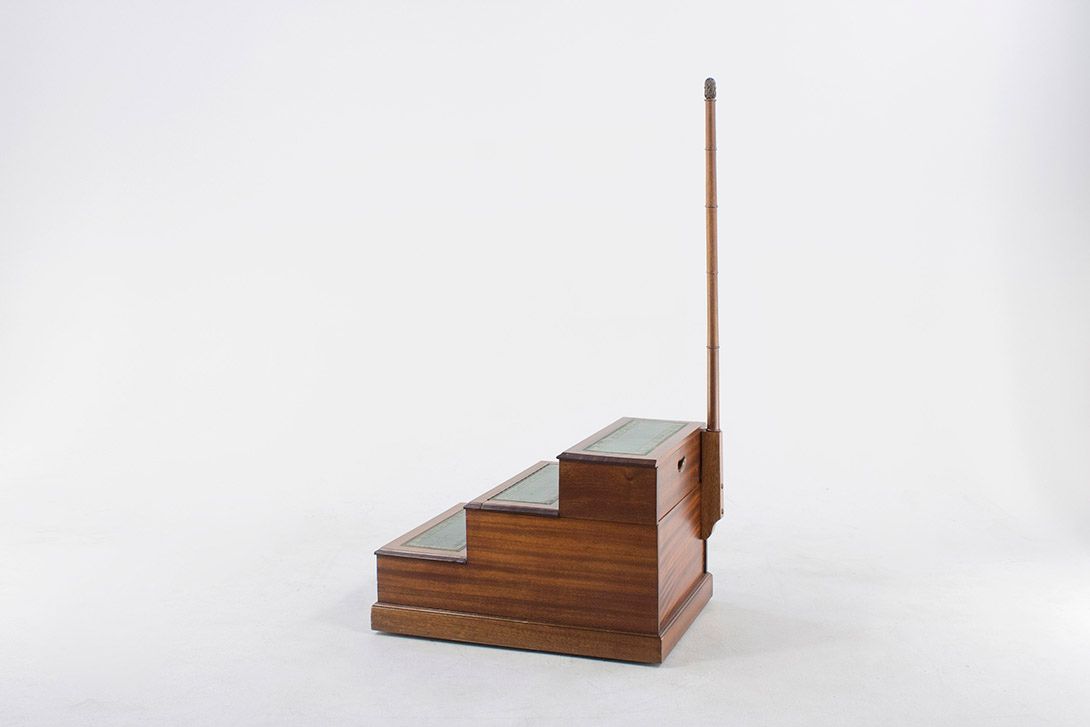 Foto Library Ladder with Hidden Mini Bar h154x63x79