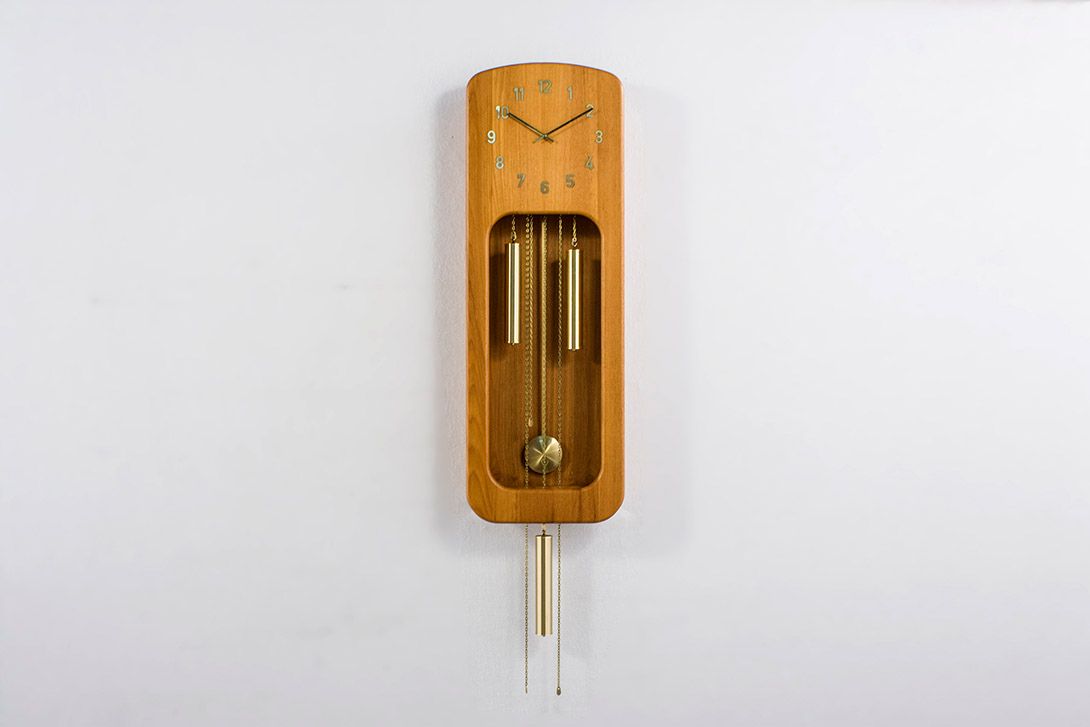 Foto Danish Pendulum Clock Teak 1975