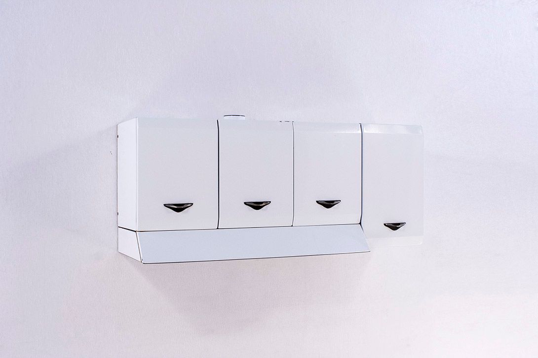 Foto White Hanging Kitchen Shelf h50x120x40