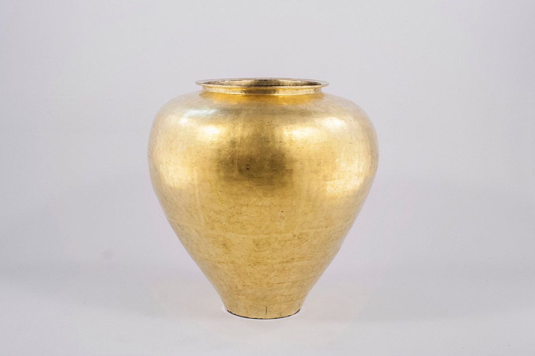 Foto Giant Golden Vase h110