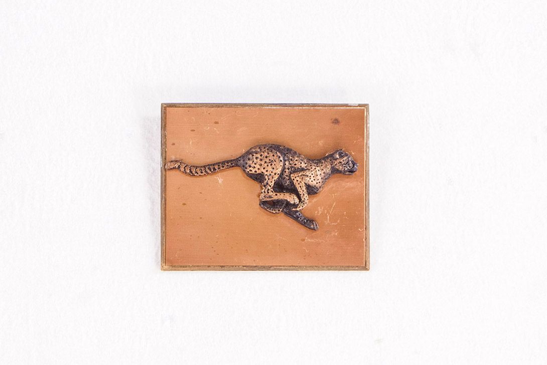 Foto Copper Relief Cheetah h12x15 18A8