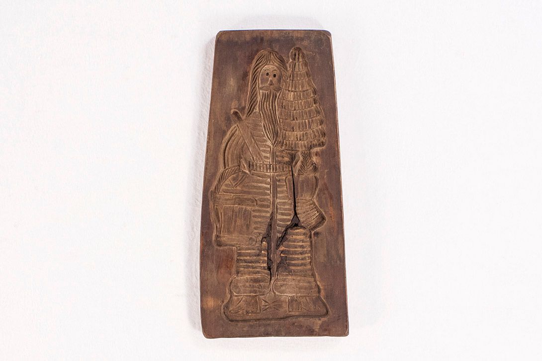 Foto Wooden Baking Dish Santa Claus Lausitz 1870 h51x24 17A6
