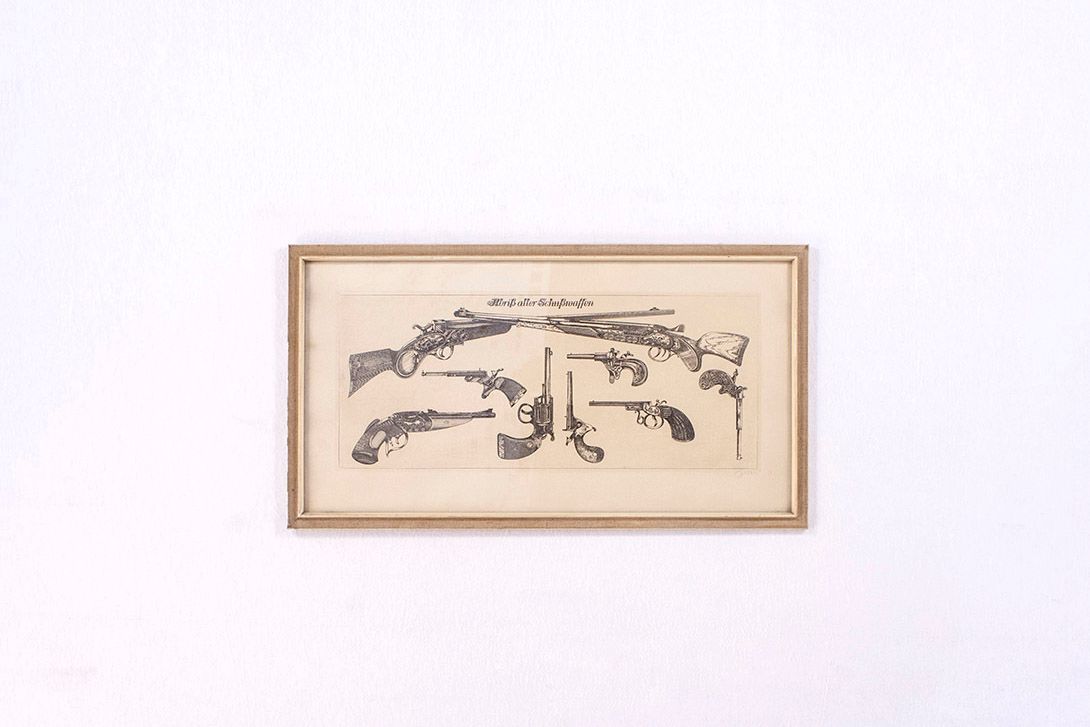 Foto Print of Old Firearms h50x90 16E5